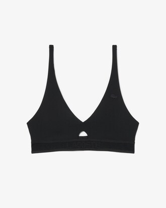 Perforated Band Microfiber Bra