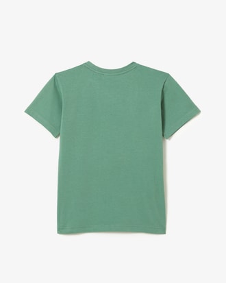 Kids' Crew Neck Cotton Jersey T-Shirt 
