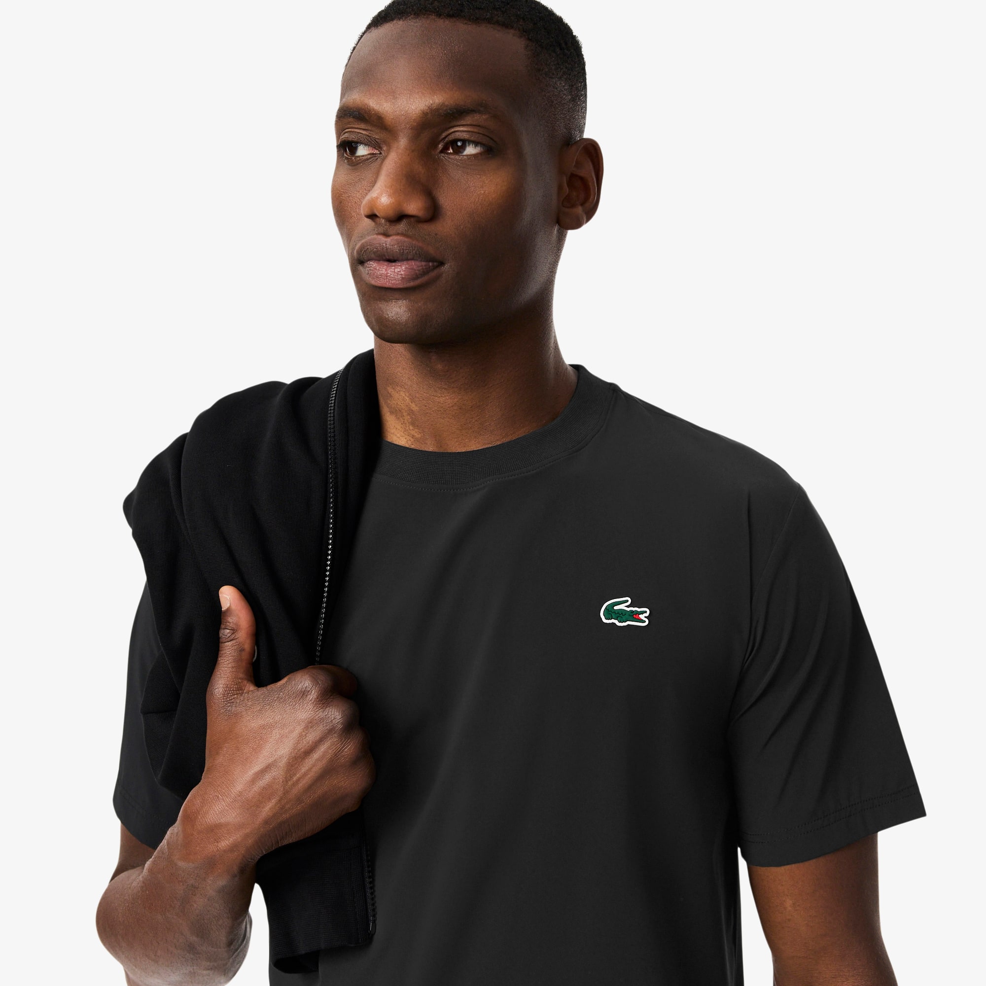 LACOSTE ブラック Tシャツ L Unisex LIVE Loose Cotton T-shirt - T-shirts - New In 2025 | Lacoste