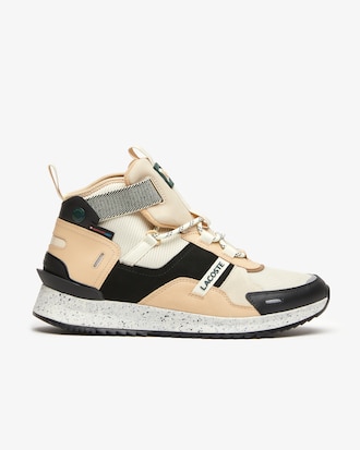 Men's Lacoste Run Breaker Leather Colour-Pop Outdoor Shoes