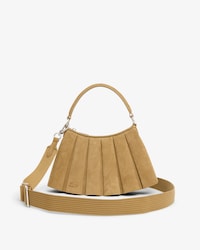 Small Lenglen Suede Leather Purse