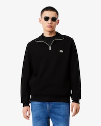 Men's Zip-Up High-Neck Sweatshirt