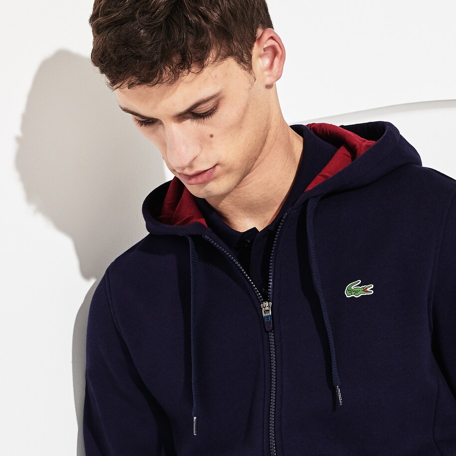 Sudadera Lacoste SPORT x Novak Djokovic con cierre y logo ...