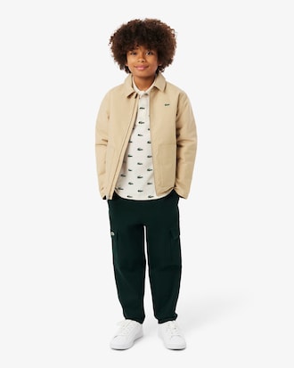 Boys' Printed Petit Piqu&eacute; Polo