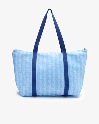 Izzie Large Monogram Print Lightweight Tote