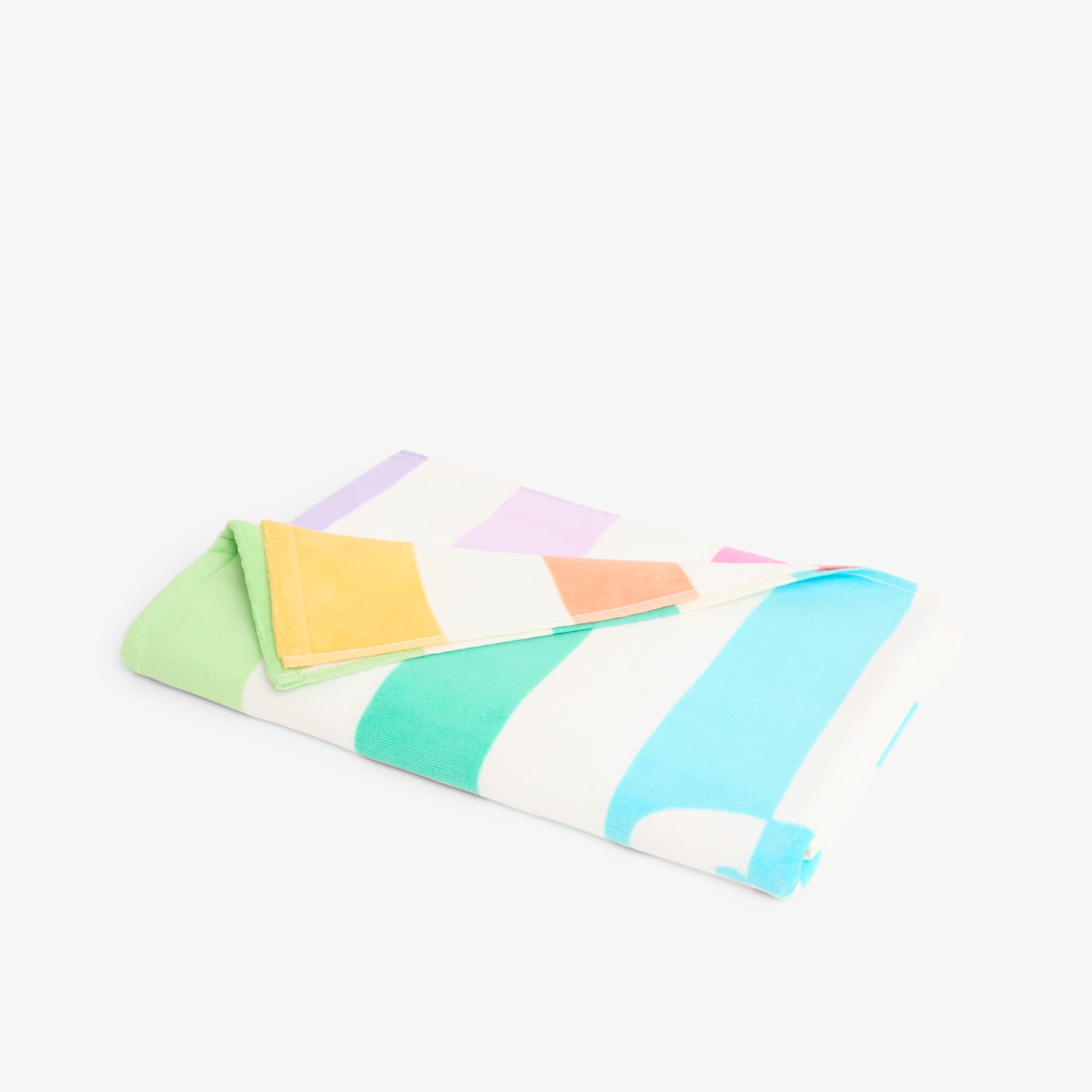 Striped Croc Beach Towel