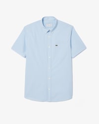 Men's Short Sleeve Regular Fit Gingham Shirt