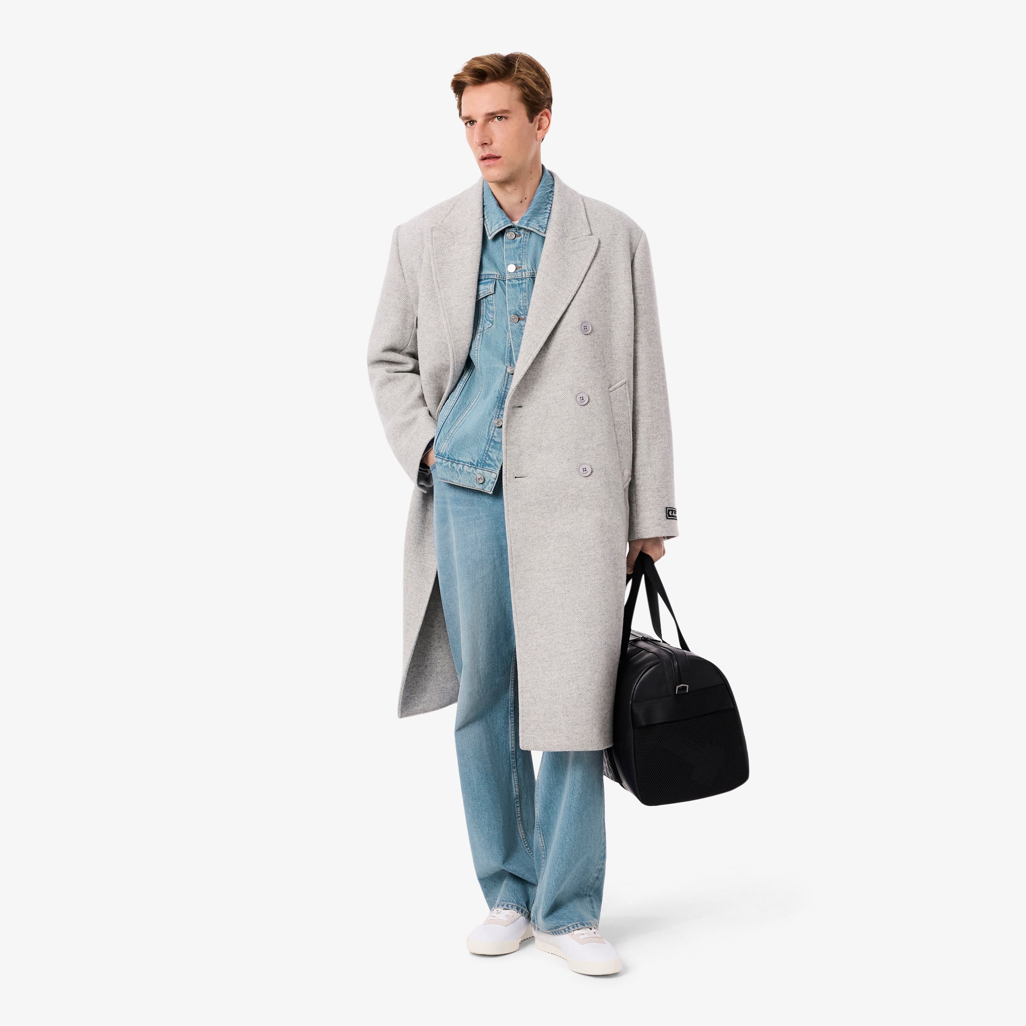 Men's Crocodile Denim Jacket - Jackets & Coats - New In 2026 | Lacoste