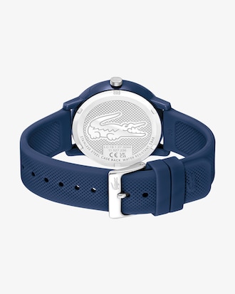 Montre homme Lacoste.12.12 avec bracelet en silicone bleu