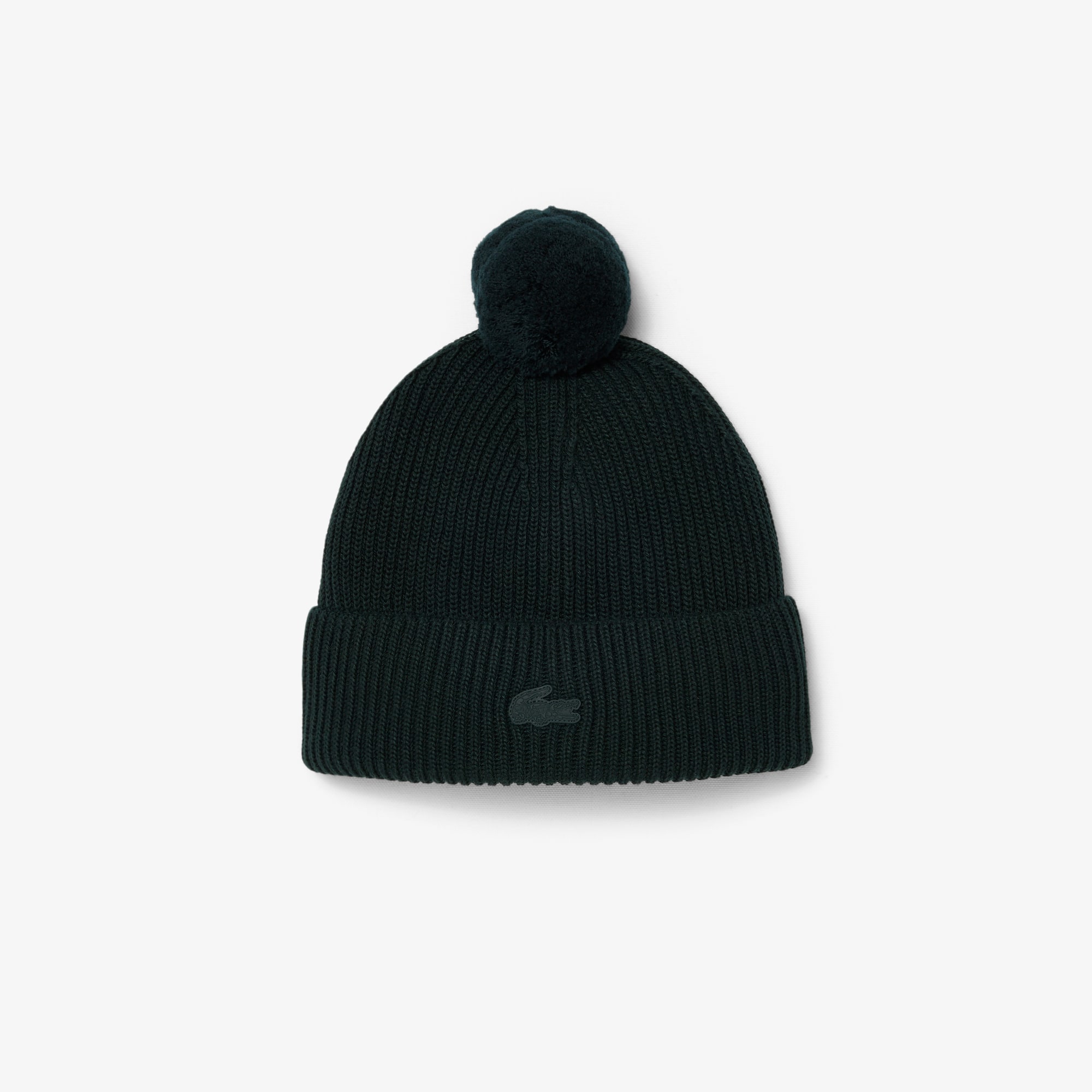 Lacoste Sport Crocodile Stretch Beanie - One Size In Green