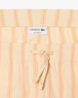 Striped Cotton Poplin Shorts