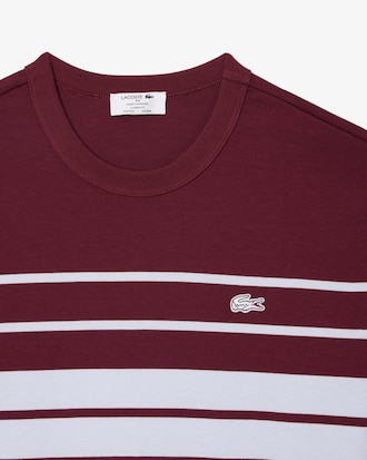 Men's Made In France Striped Heavy Cotton T-Shirt