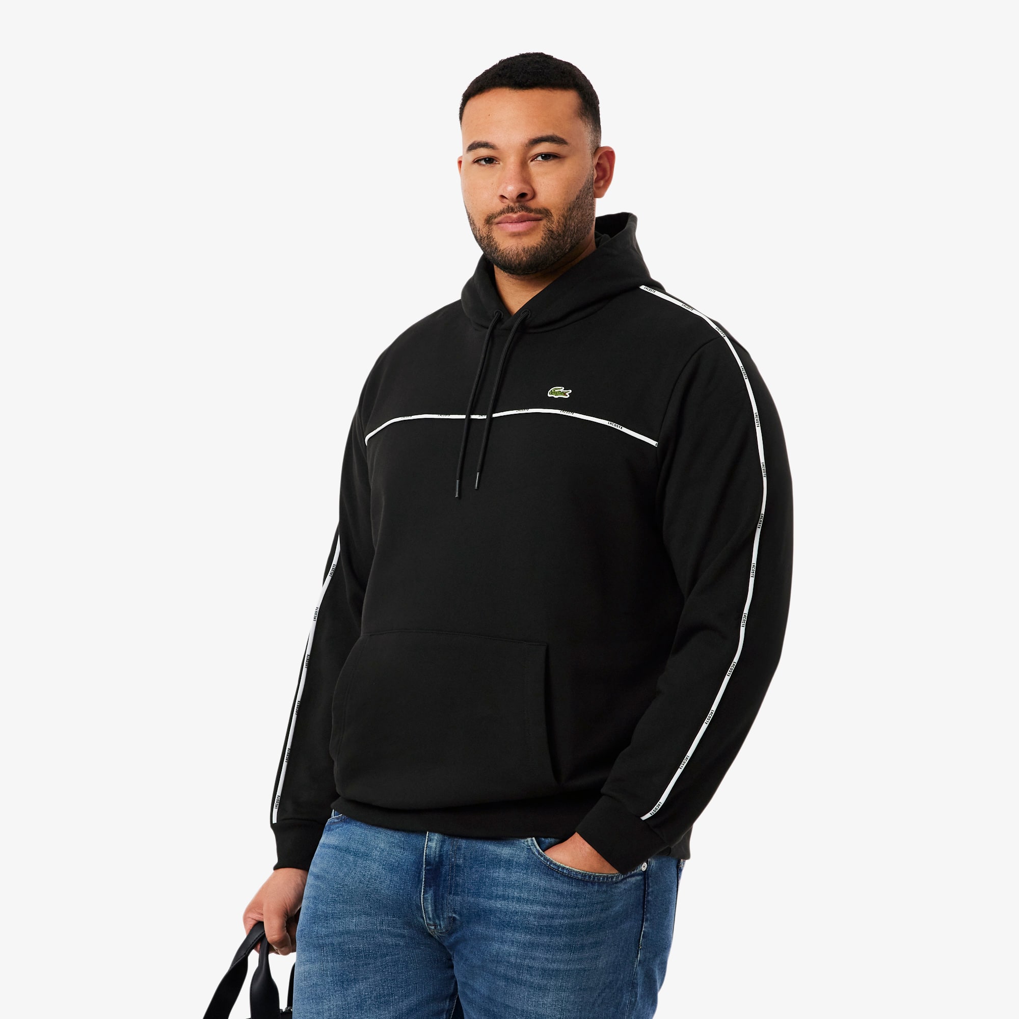 Men's Classic Fit Logo Stripe Sweatshirt - Sweaters & Sweatshirts