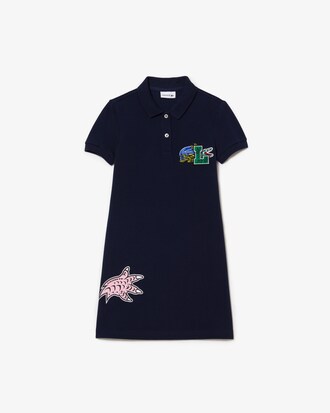 Kids' Holiday Organic Cotton Polo Dress