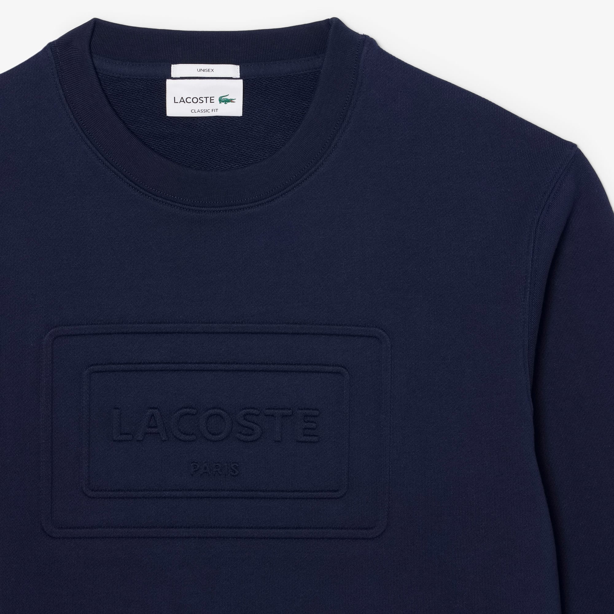 Embossed Fleece Sweatshirt