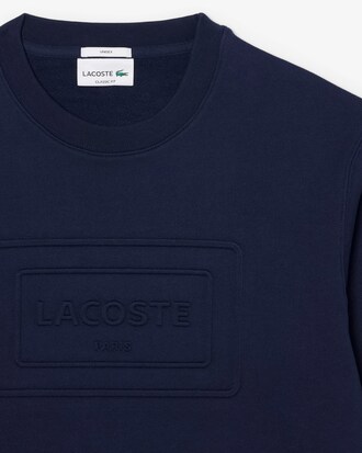 Embossed Fleece Sweatshirt