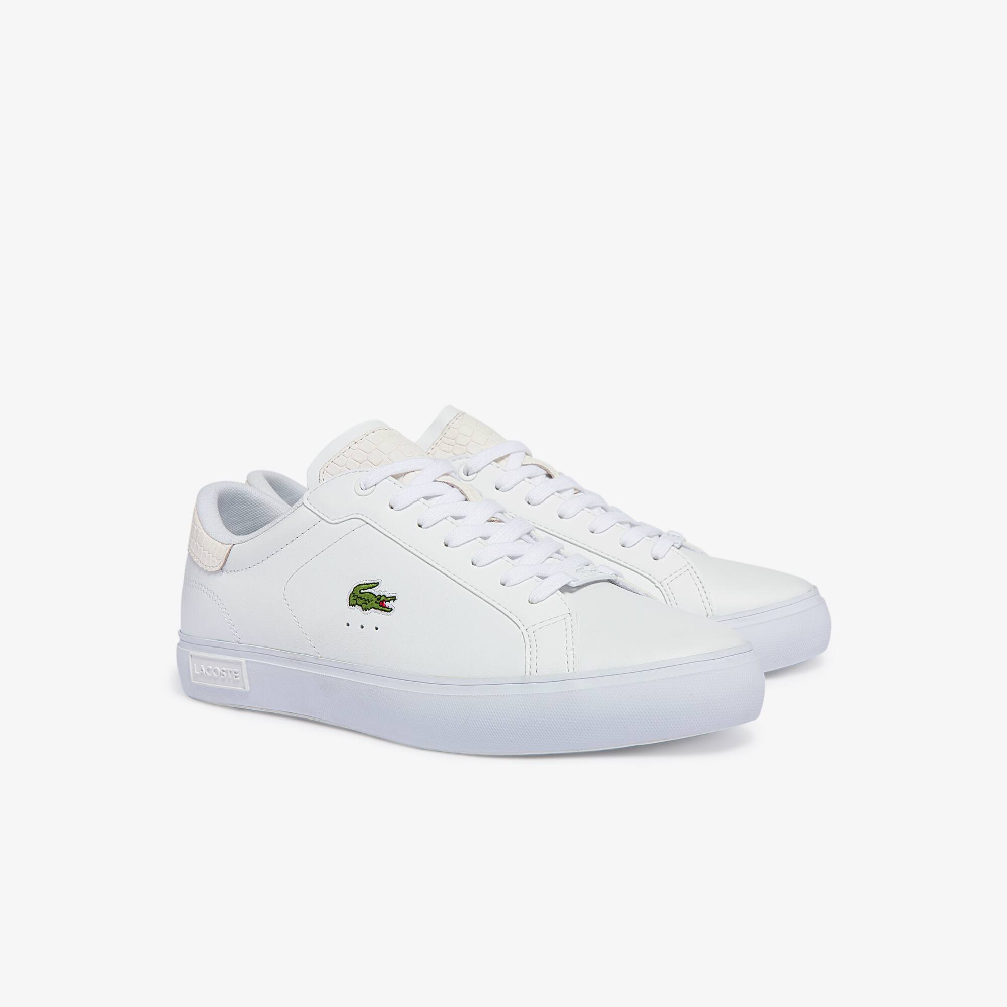 Lacoste Men's Powercourt Burnished Leather Sneakers - 10.5