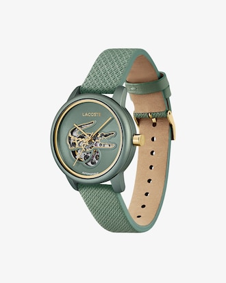 Lacoste.12.12 Auto Leather Automatic Watch