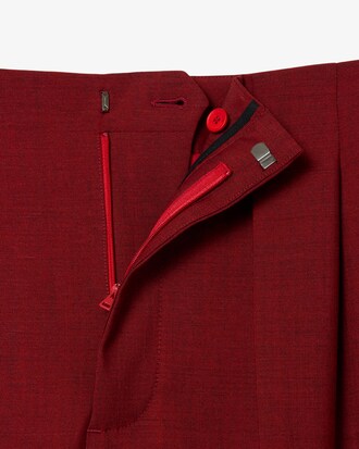Runway Straight Fit Tailored Wool Pants