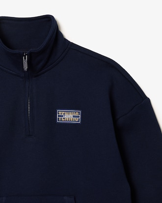 Sweatshirt Jogger col montant zippé en molleton