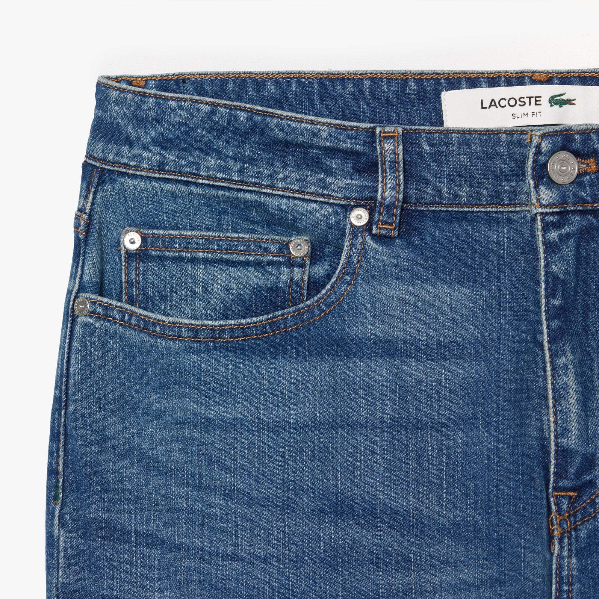 Men's 5-Pocket Slim Fit Indigo Jeans - Pants & Sweatpants