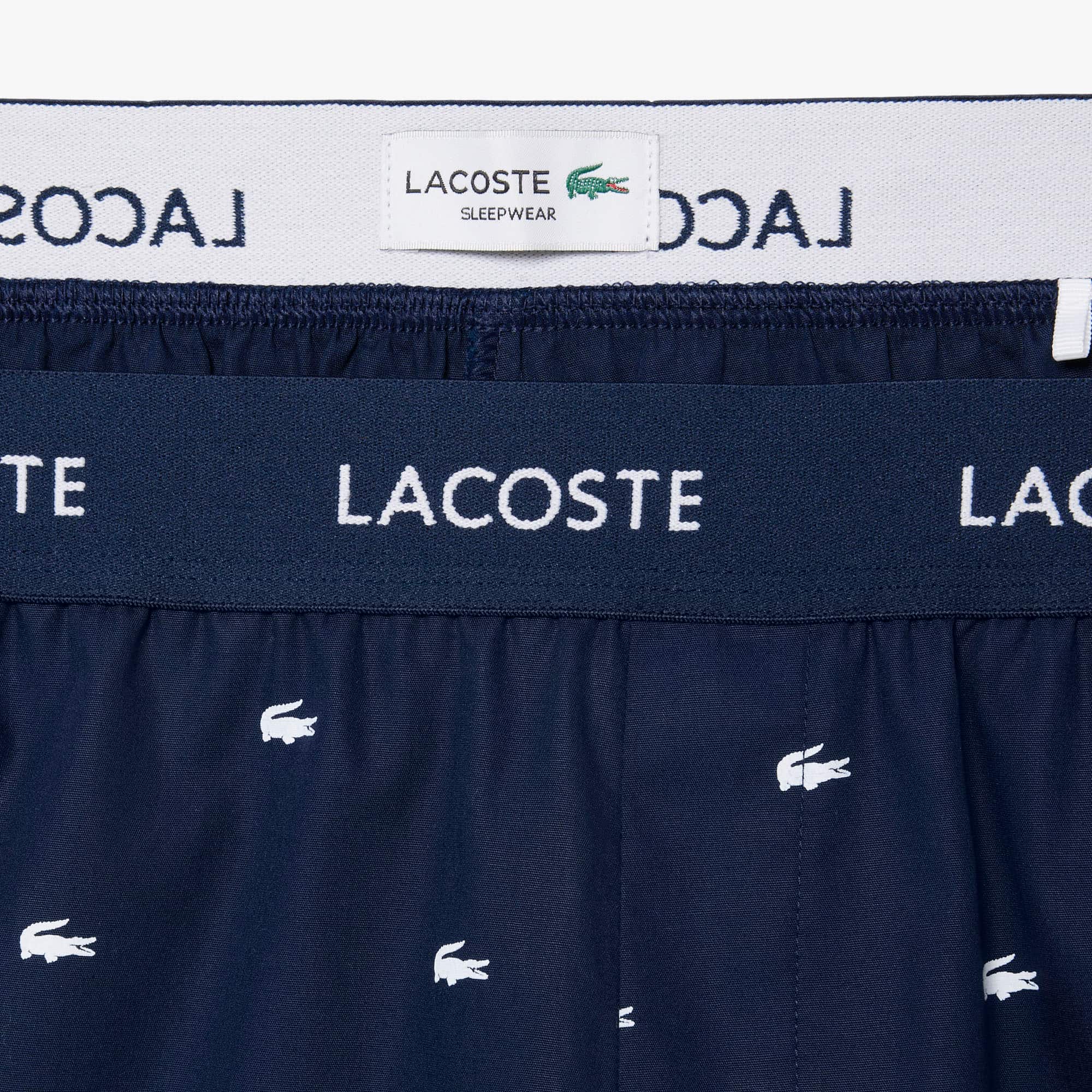 Printed Poplin Pajama Pants