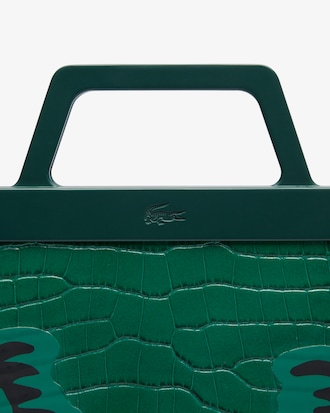 Unisex Runway Embossed Crocodile Tote