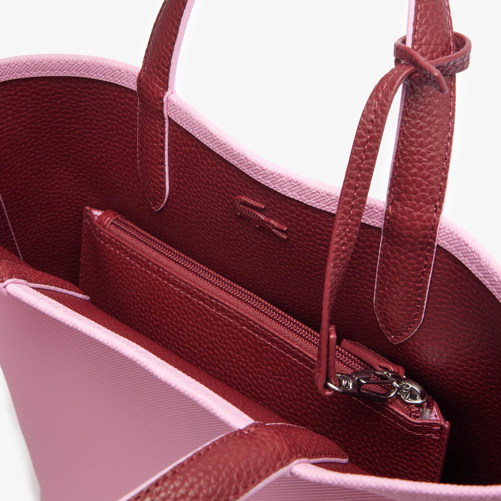 【即発】【LACOSTE】Anna Vertical Cross Tote Bag NF2991AA Women's Anna Vertical Reversible Tote - Bags - New In 2025