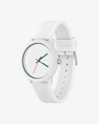 Men's Lacoste.12.12 Crocodile 3 Hand Silicone Watch