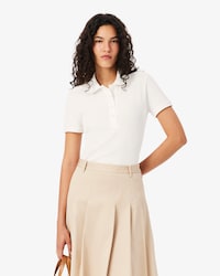 Women's L.12.D Slim Fit Stretch Mini Piqu&eacute; Polo