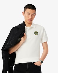 Men's Classic Fit Petit Piqué Badge Polo