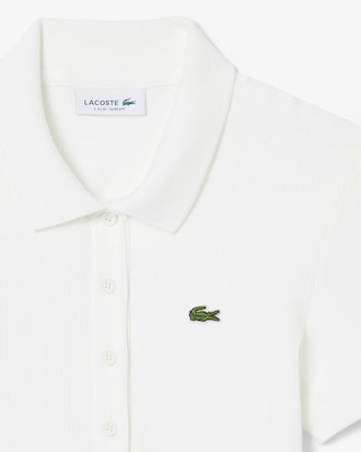 Women's Slim Fit L.12.D Ribbed Cotton Polo