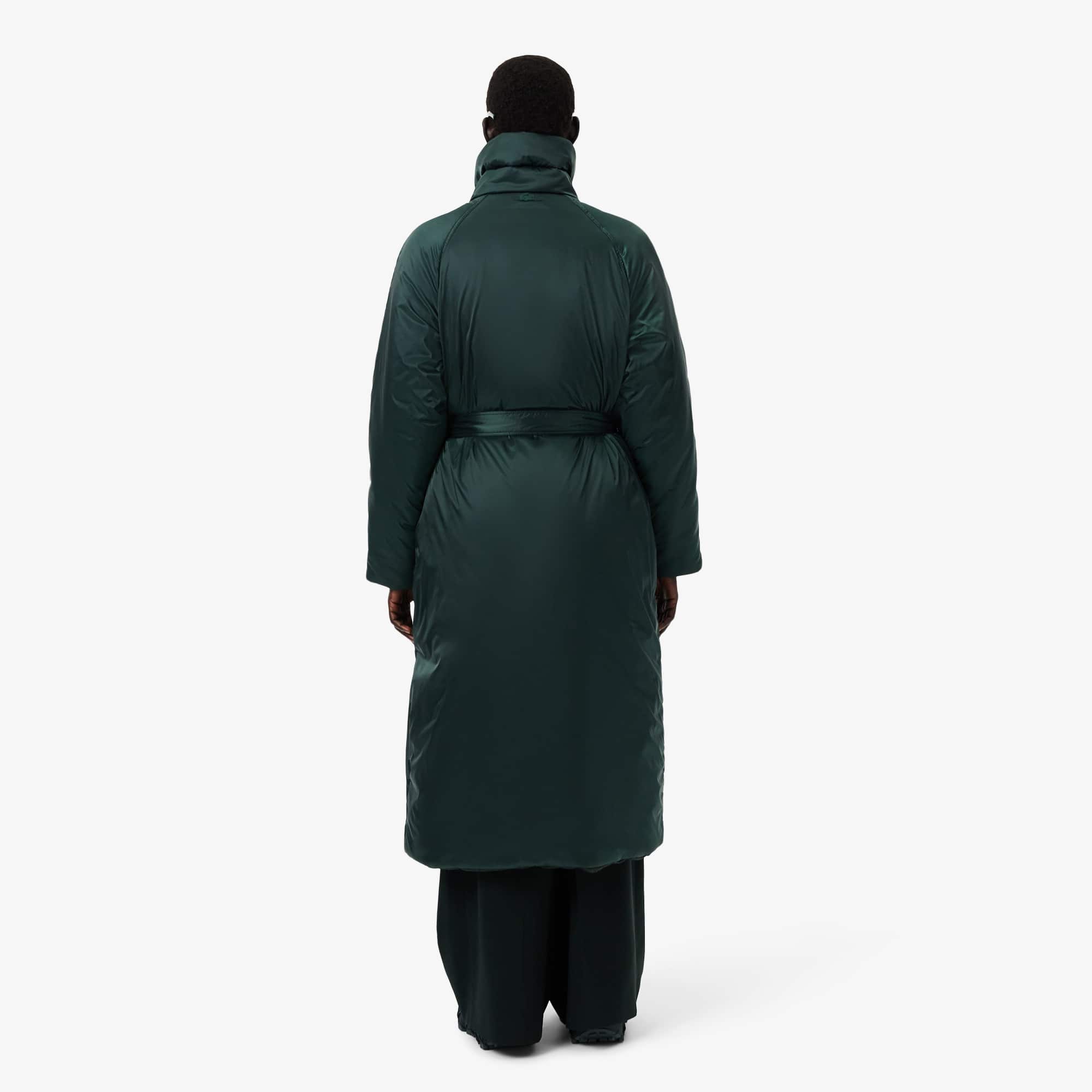 Runway Long Iridescent Puffed Jacket