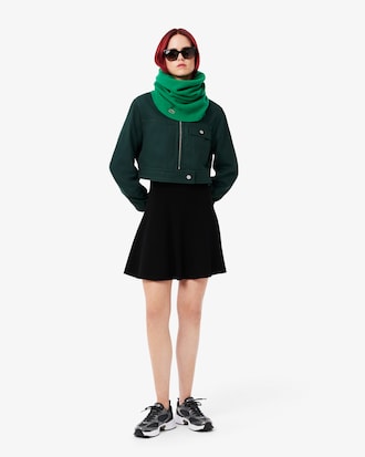 Women's Ribbed Cashmere Infinity Scarf