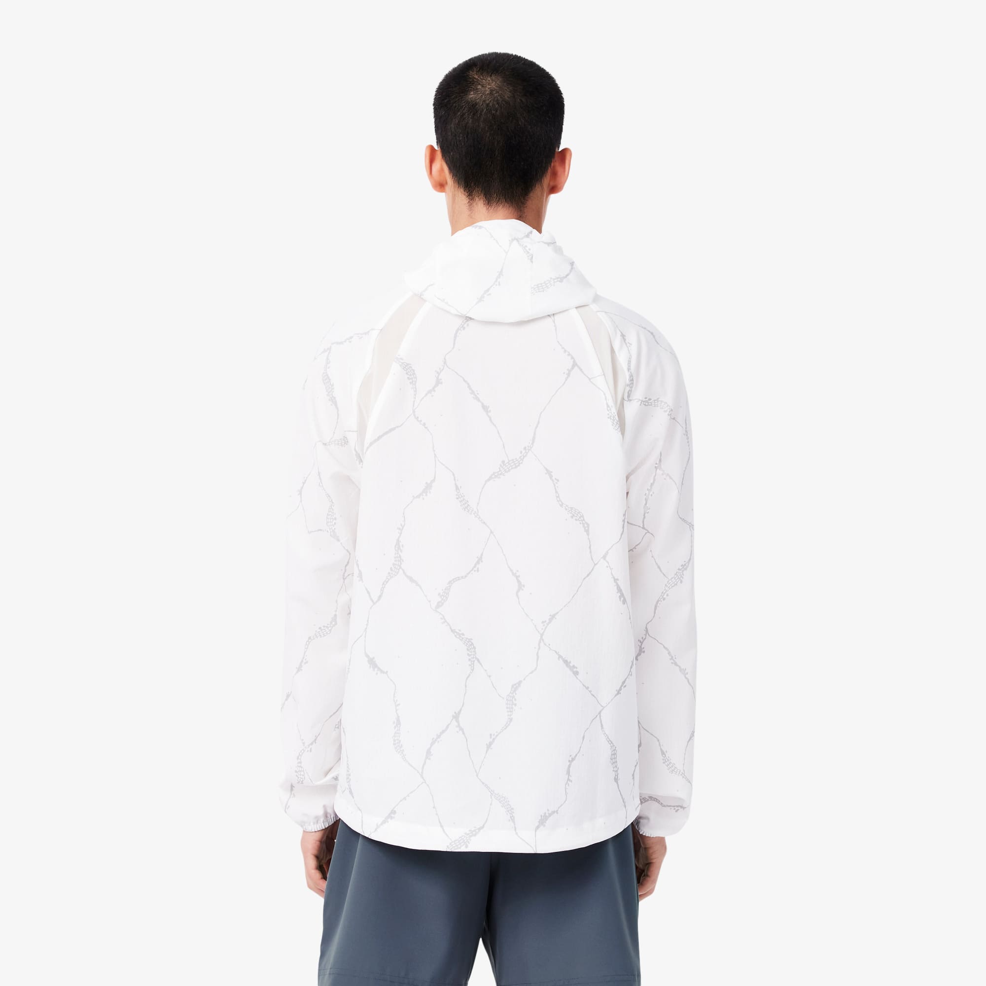 Reflective Crocodile Print Tennis Jacket - Jackets & Coats - New