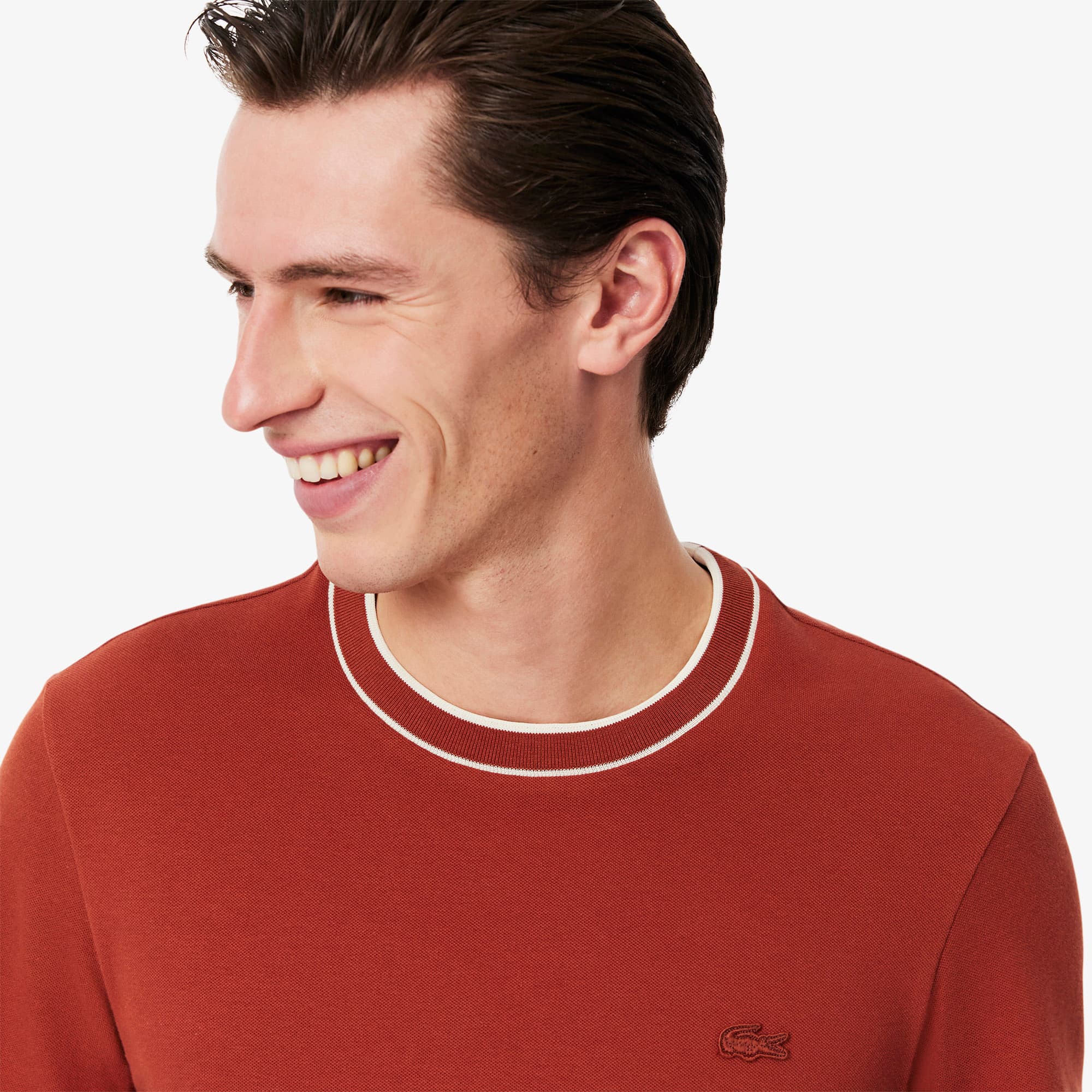 【LACOSTE】Oversized-Fit Milan Chest Stripe T-shirt R6254 Buy Lacoste Striped Oversized T-Shirt from Next Luxembourg