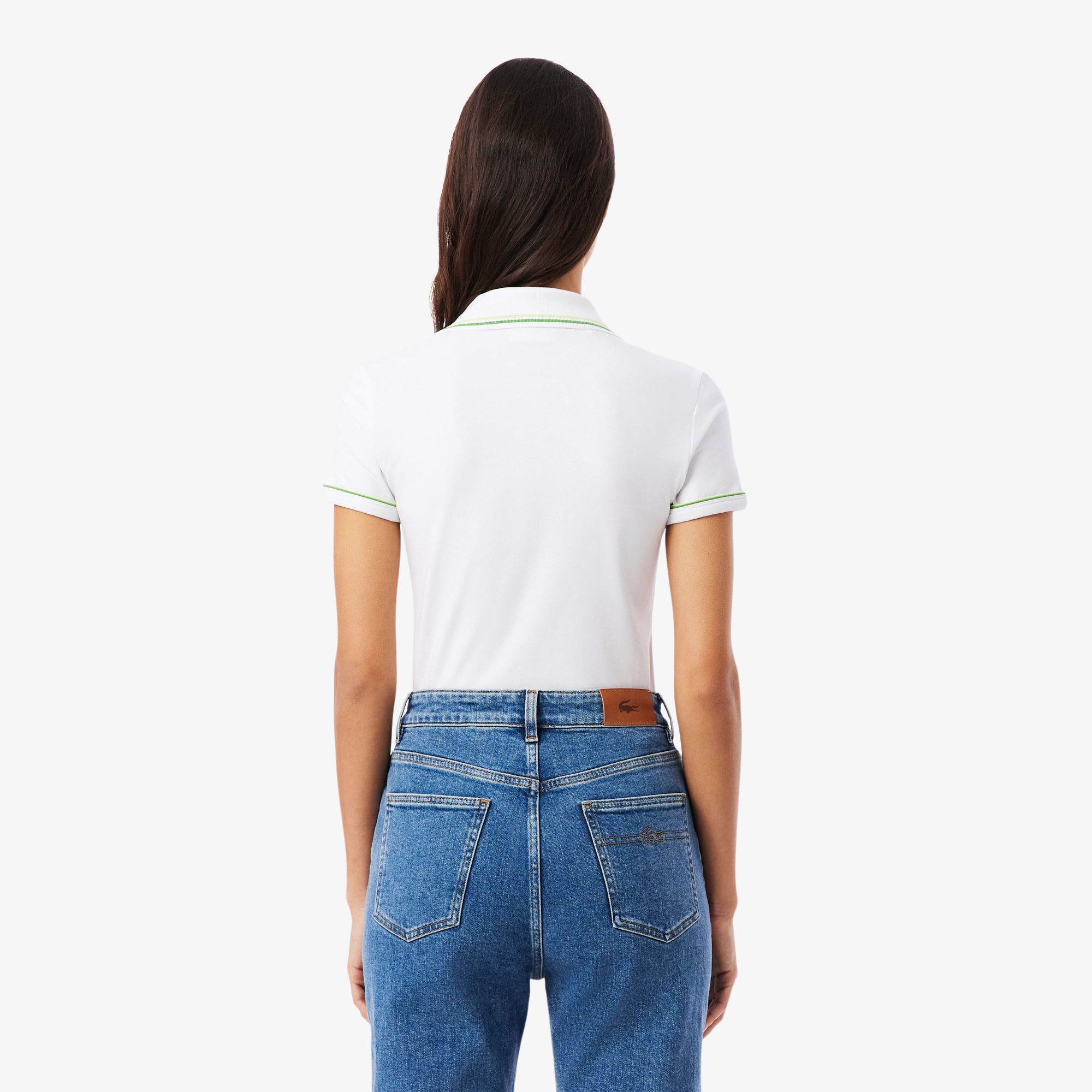 Women's L.12.D Slim Fit Trim Detail Polo