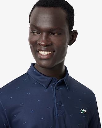 Regular Fit Printed Golf Polo