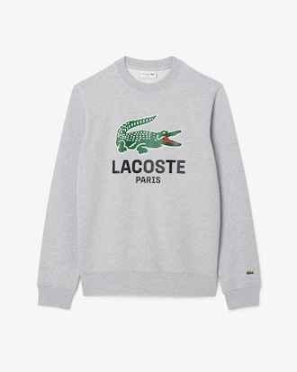 Men's Classic Fit Printed Crew Neck Sweatshirt