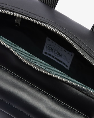 Bolso Urban Breathe de piel suave con cierre para hombre