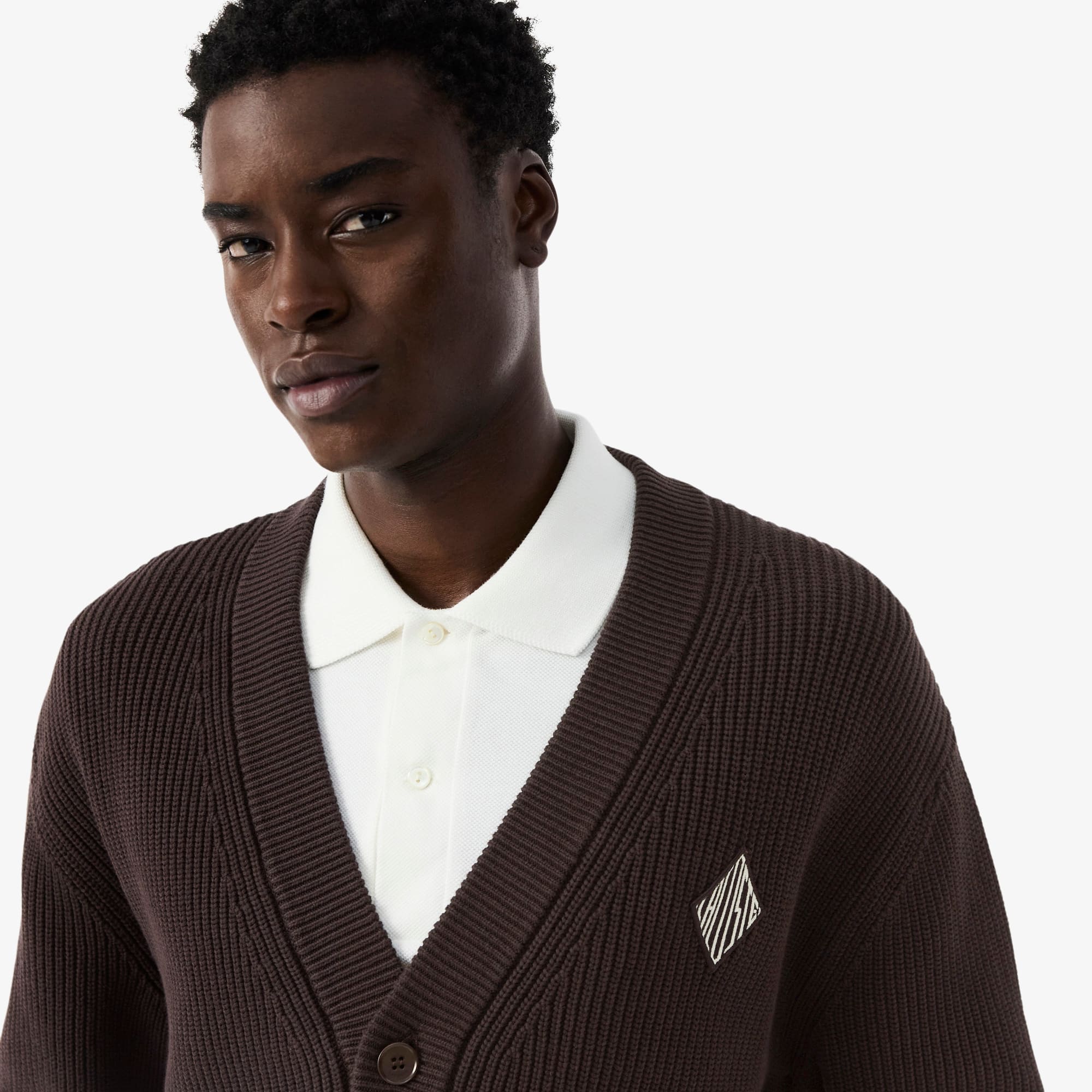 Relaxed Fit Ribbed Cotton Cardigan - Sweaters & Sweatshirts - New