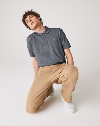 Men's Classic Fit L.12.12 Heathered Polo
