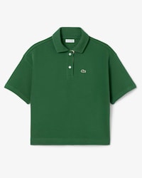Girls' Oversized Piqu&eacute; Polo   