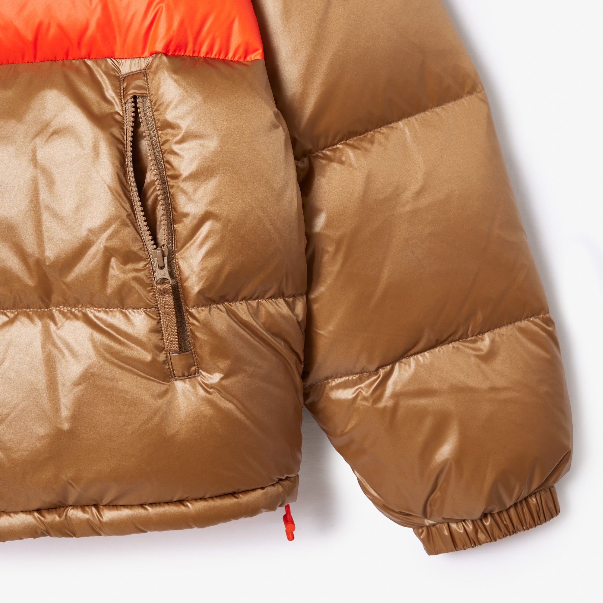 Men's Reversible Colorblock Accent Down Jacket - Jackets & Coats