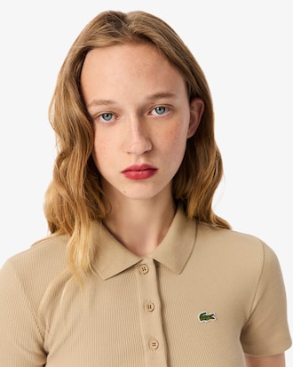 Polo Femme Coupe Slim En Coton Bio