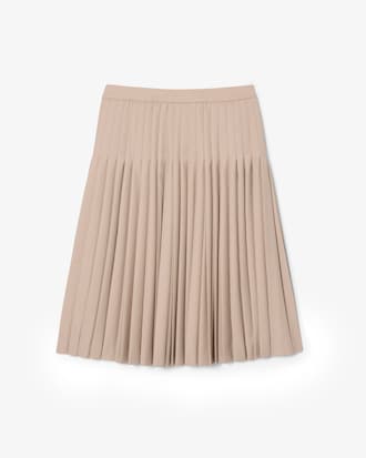 Runway Pleated Wrap Skirt
