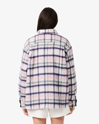 Women's Oversized Quilted Wool Overshirt