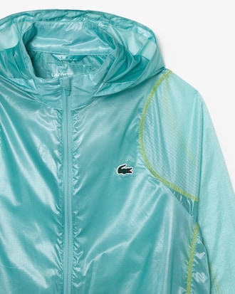 Rompevientos de hombre Lacoste Sport resistente al agua con capucha