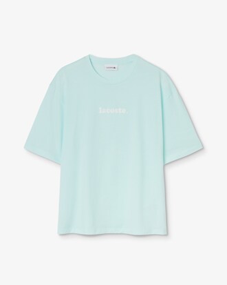 Women's Signature Printed Crew Neck Cotton T-shirt