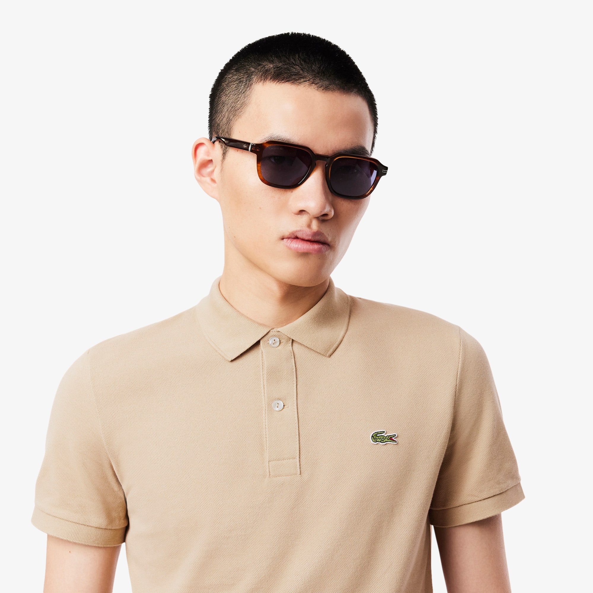 Tシャツ・カットソー LACOSTE SS25 (1212 02S) Lacoste cotton t-shirt women's green color at PRM US